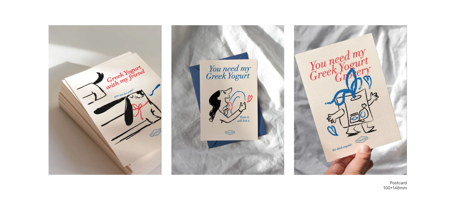 You Need My Yogurt postcards