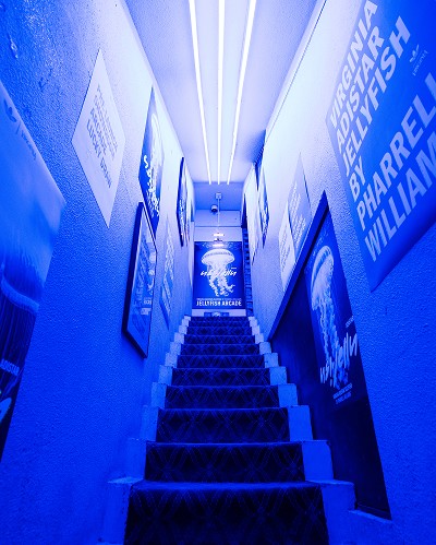 Jellyfish Arcade stairway